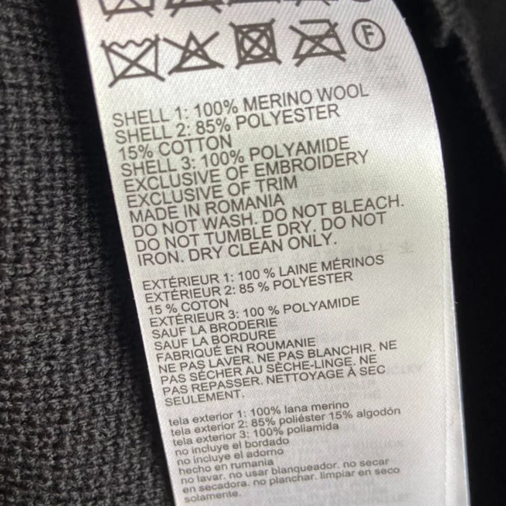 NWT Canada Goose Black Classic Stormont Quarter Zip Sweater - Picture 11 of 11